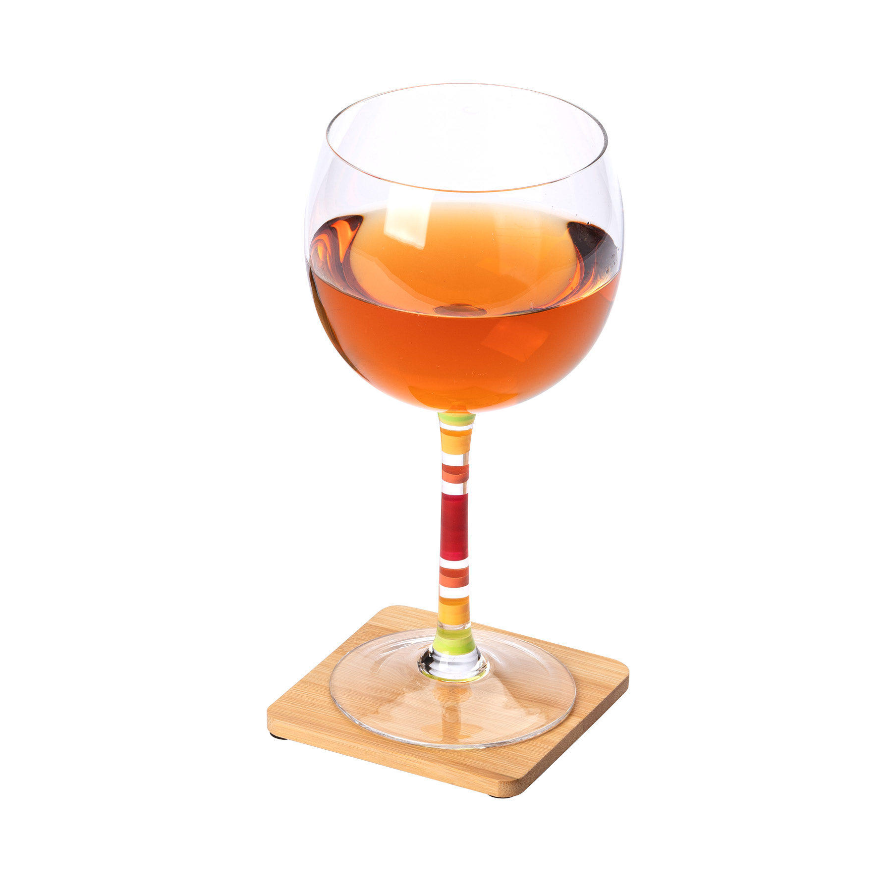 Brandon IV 4-Piece Bamboo Coaster Set 17