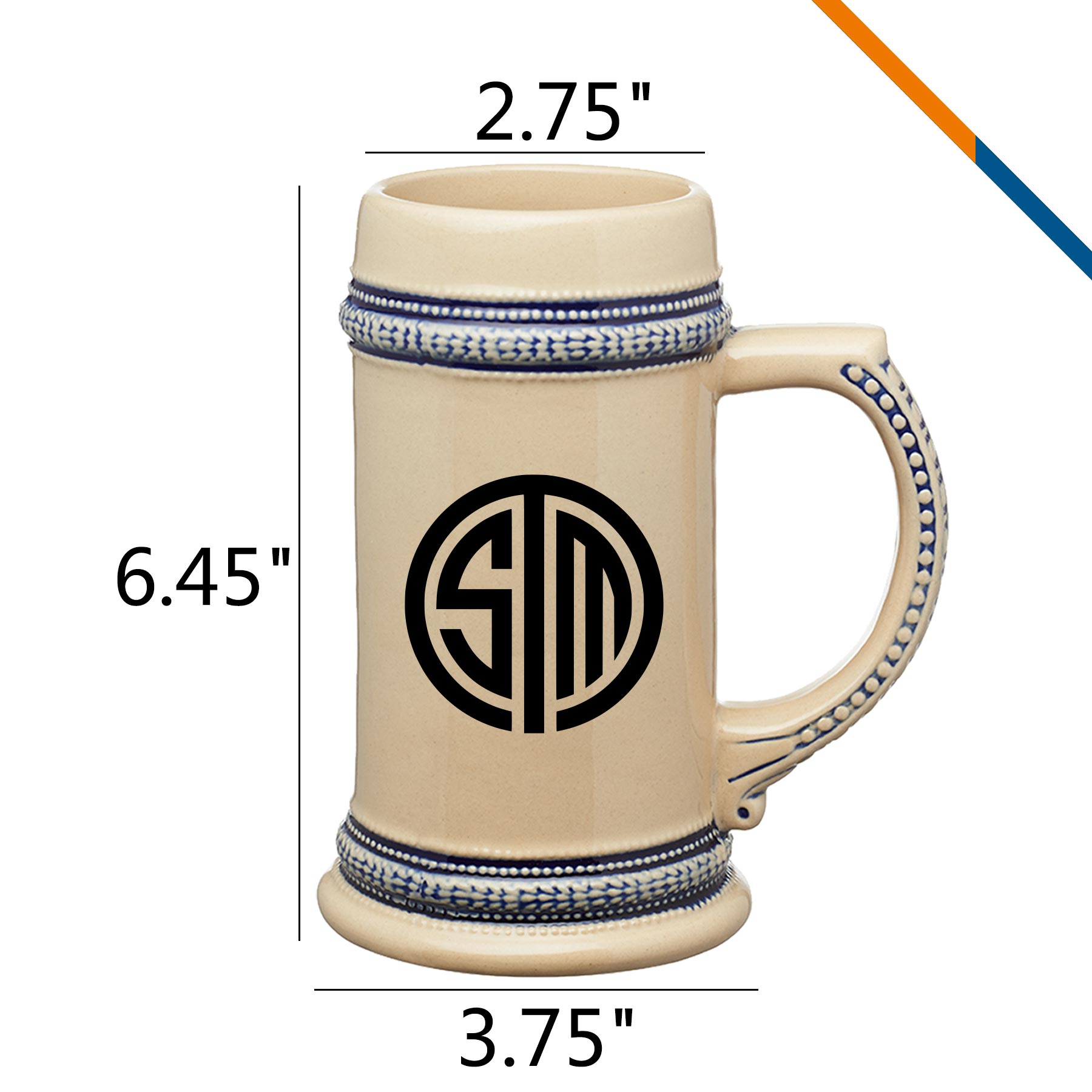 Trecent Ceramic Tankard - 17 OZ 4