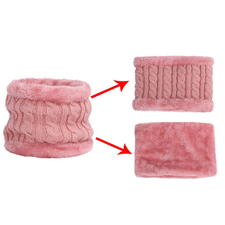 Kids Winter Knit Hat Scarf Glove Set 2