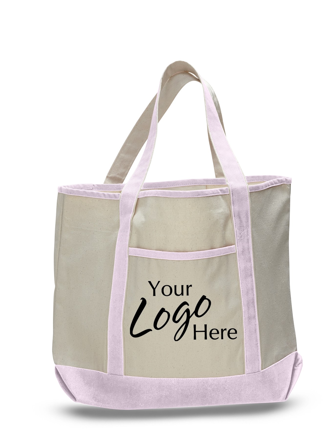 Canvas Large Deluxe Tote Bag 22" W x 16" H with 6" Gusset, custom tote bag with logo imprint 13