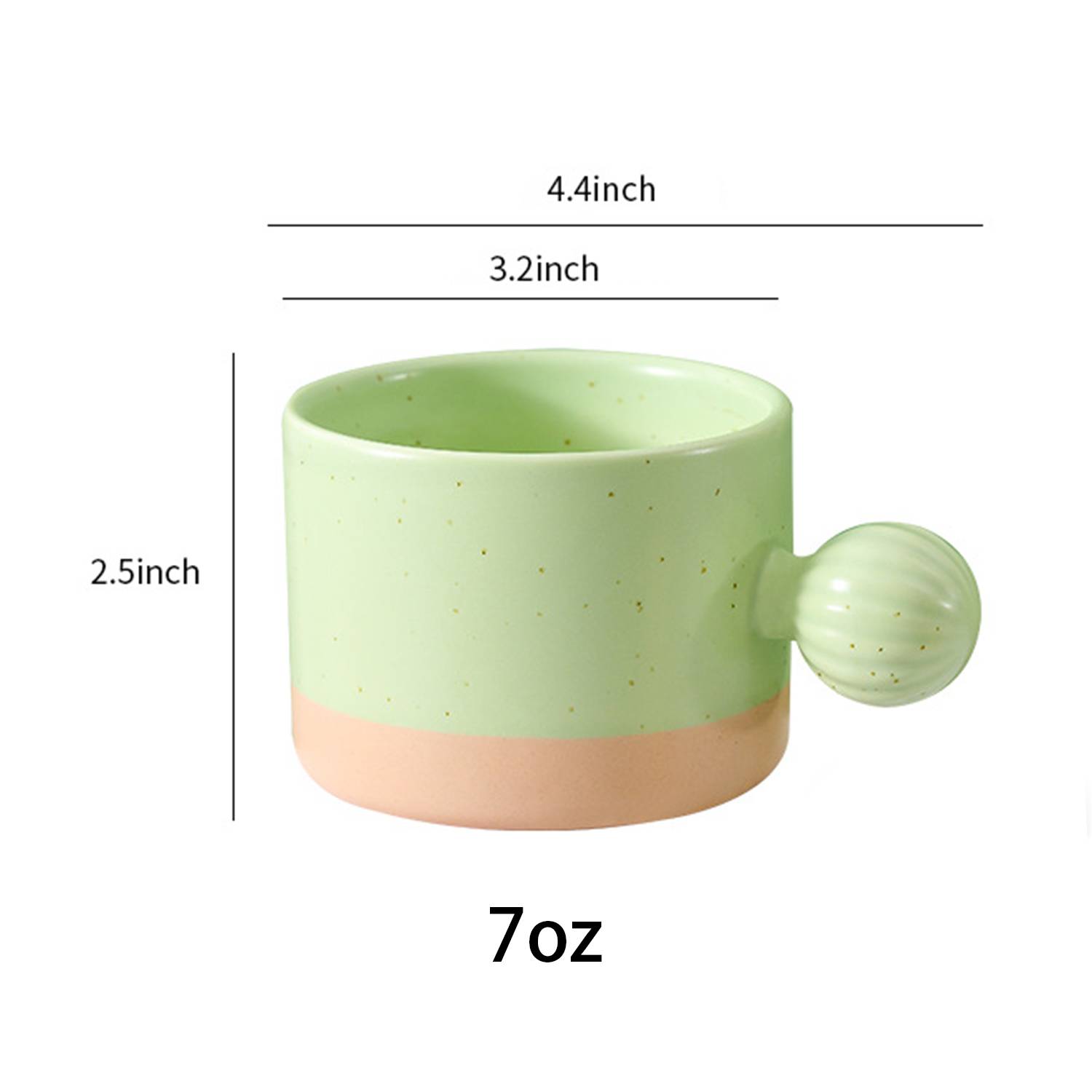 Ceramic Coffee Cup and Saucer Set Scandinavian Simple Style 2