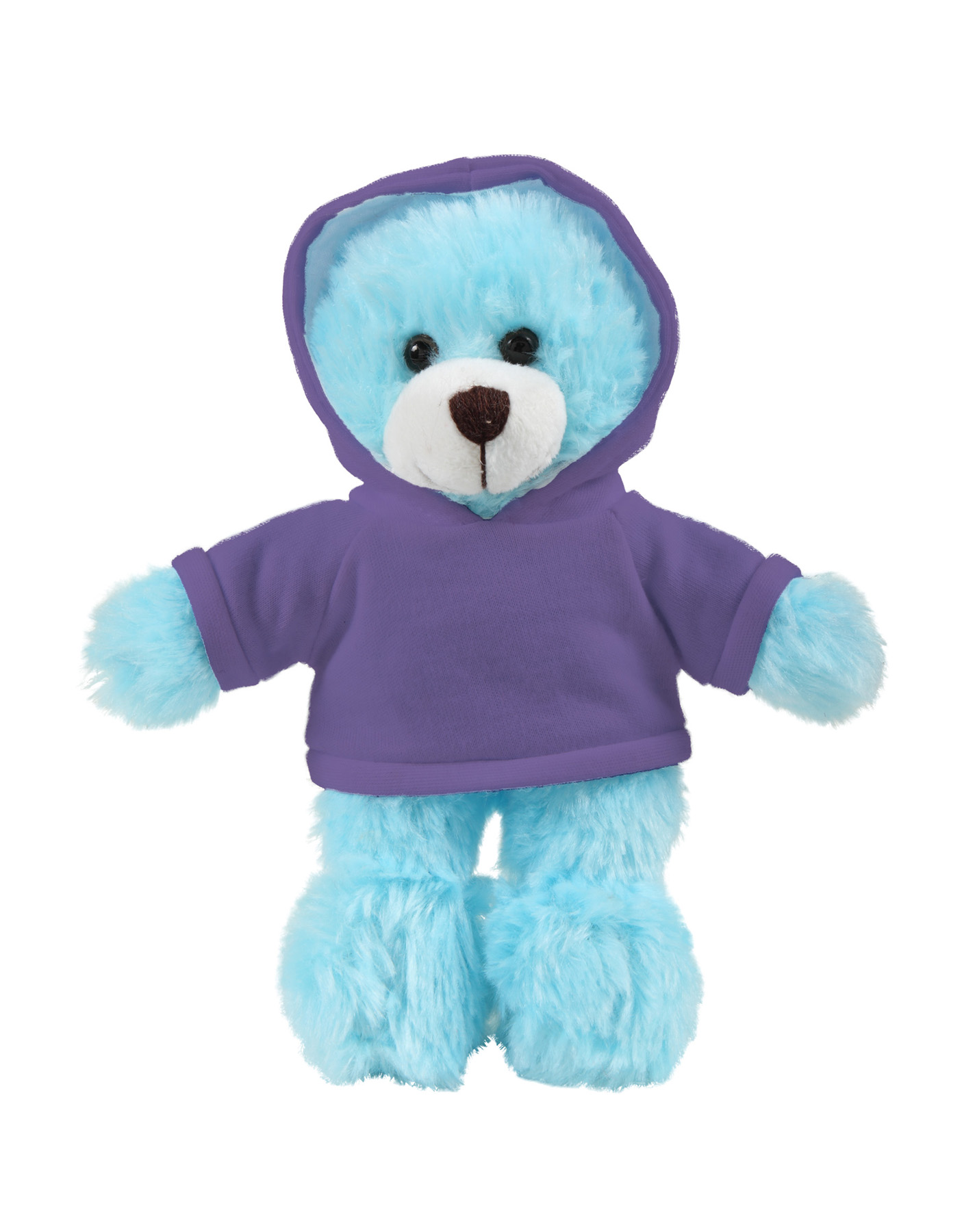 soft plush Blue Bear with hoodie 12