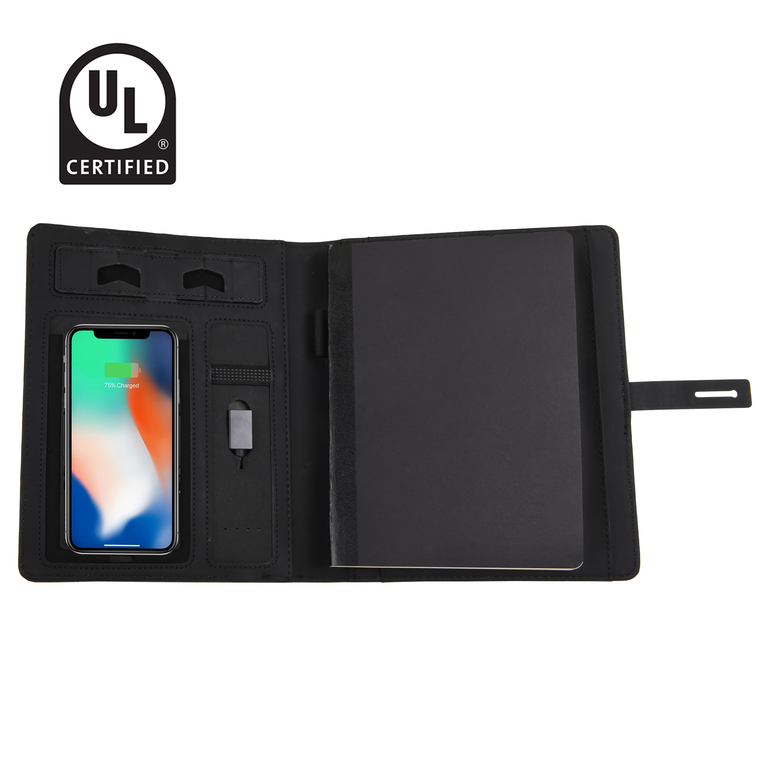 Pavo - Powerbank Journal Padfolio w/ Wireless Charging 3