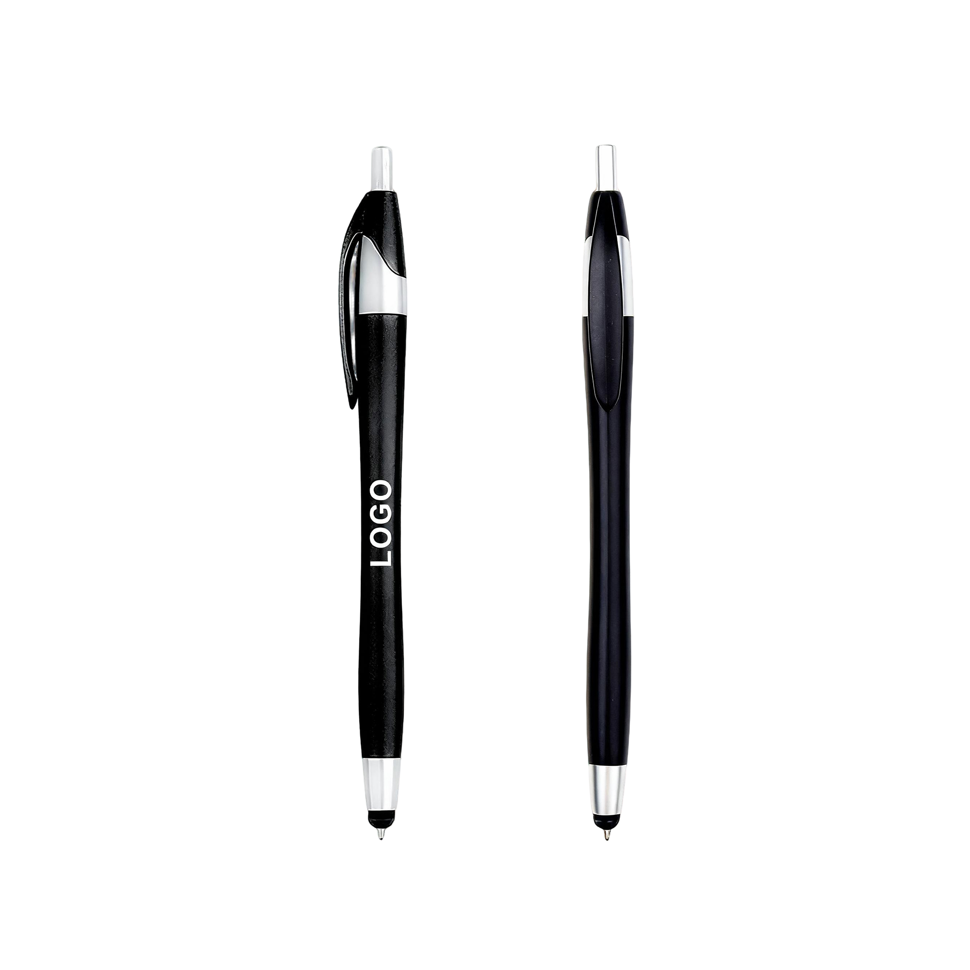 Two In One Plastic Stylus Ballpoint Pen 5.91" 3