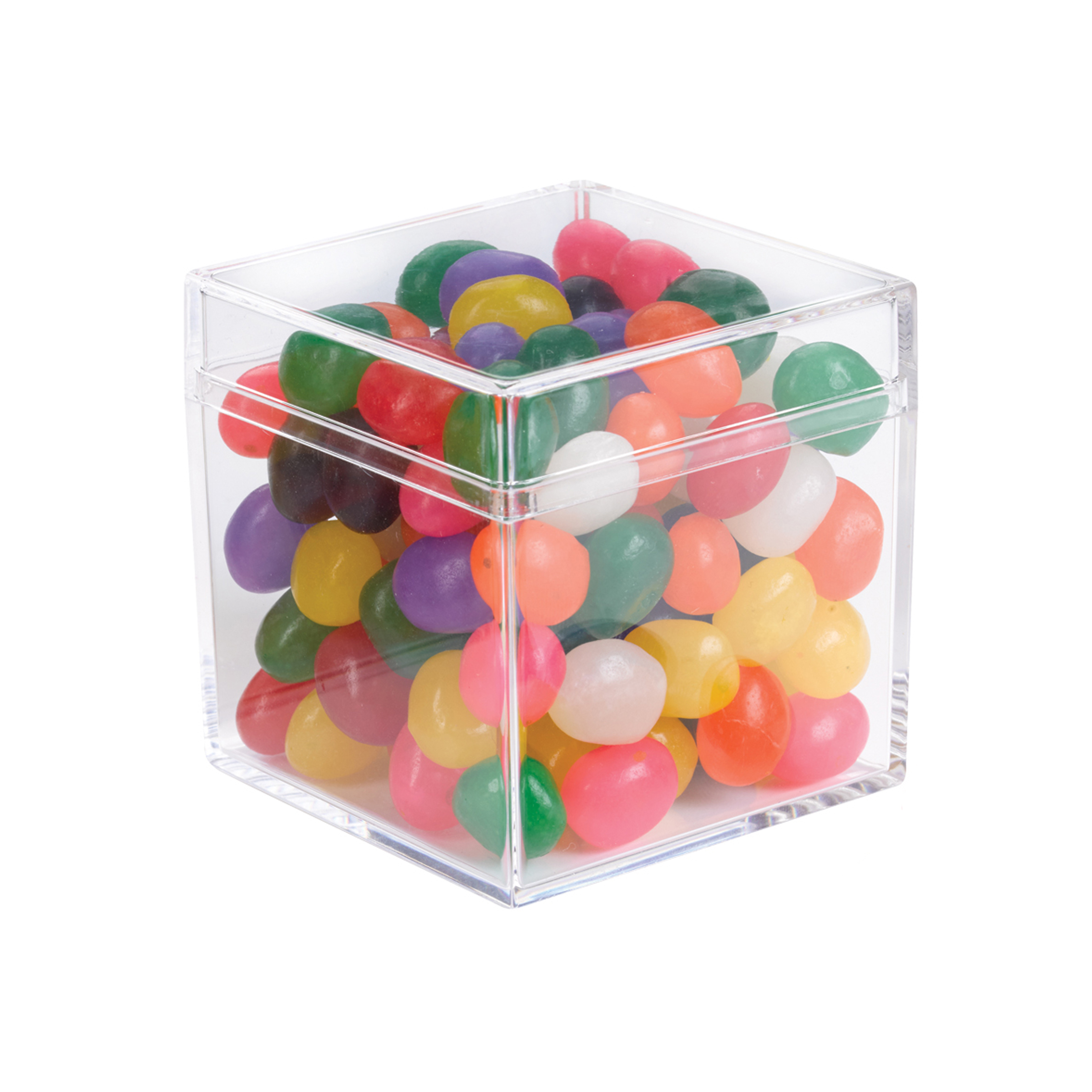 Cube Shaped Acrylic Container With Candy 5