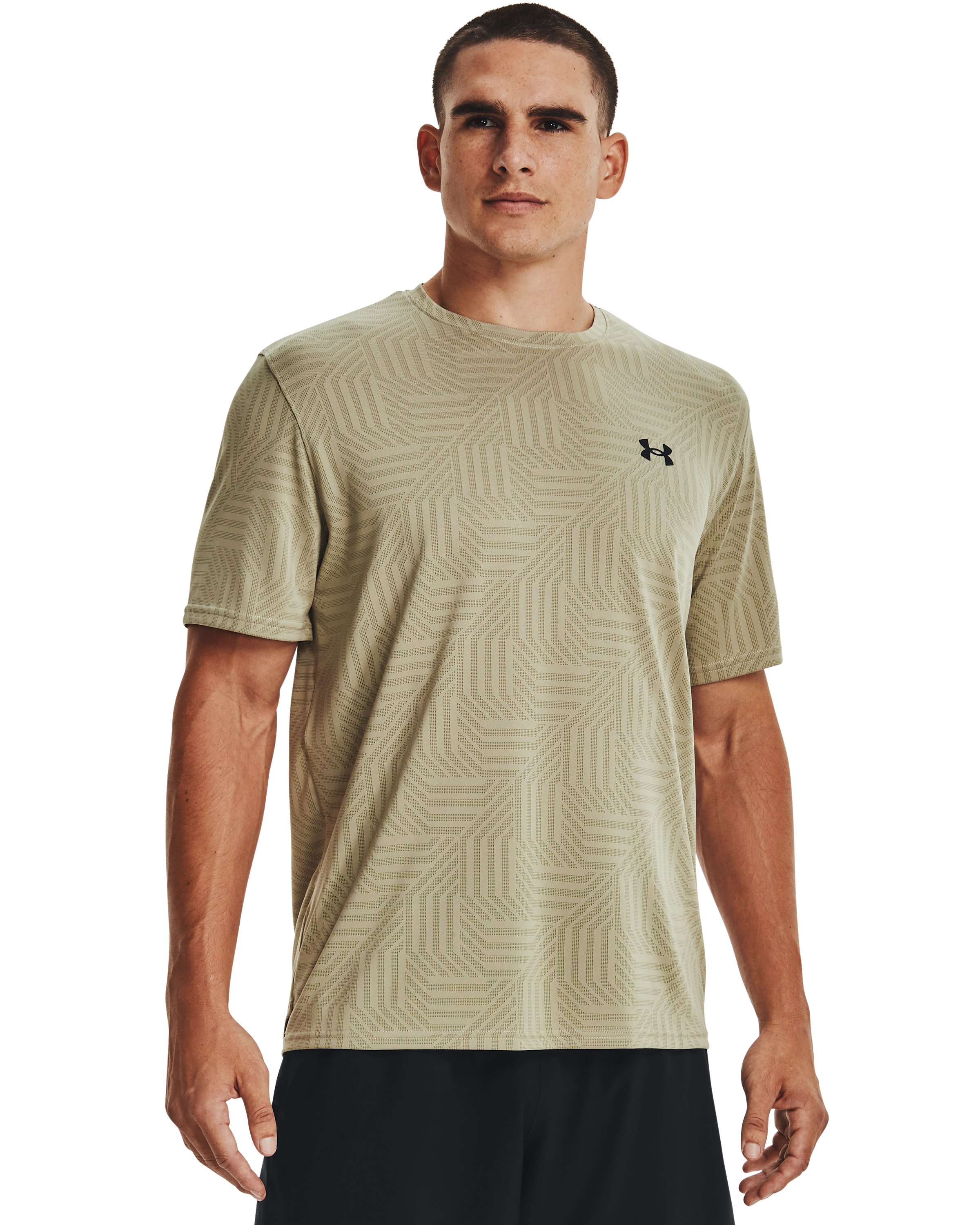 UA Vent Jacquard Men's Training Short Sleeve 3