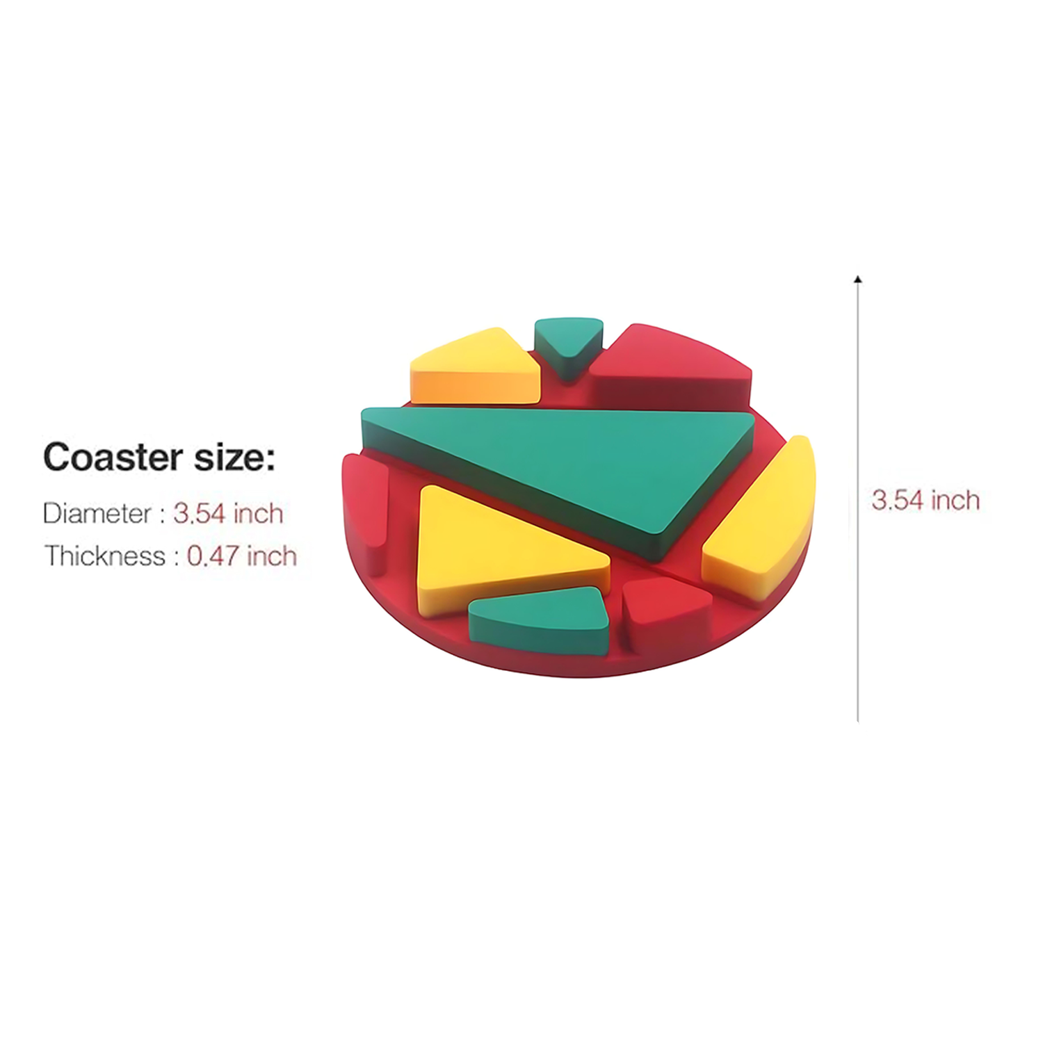 2-in-1 Rotatable Silicone Phone Stand & Drink Coaster 7