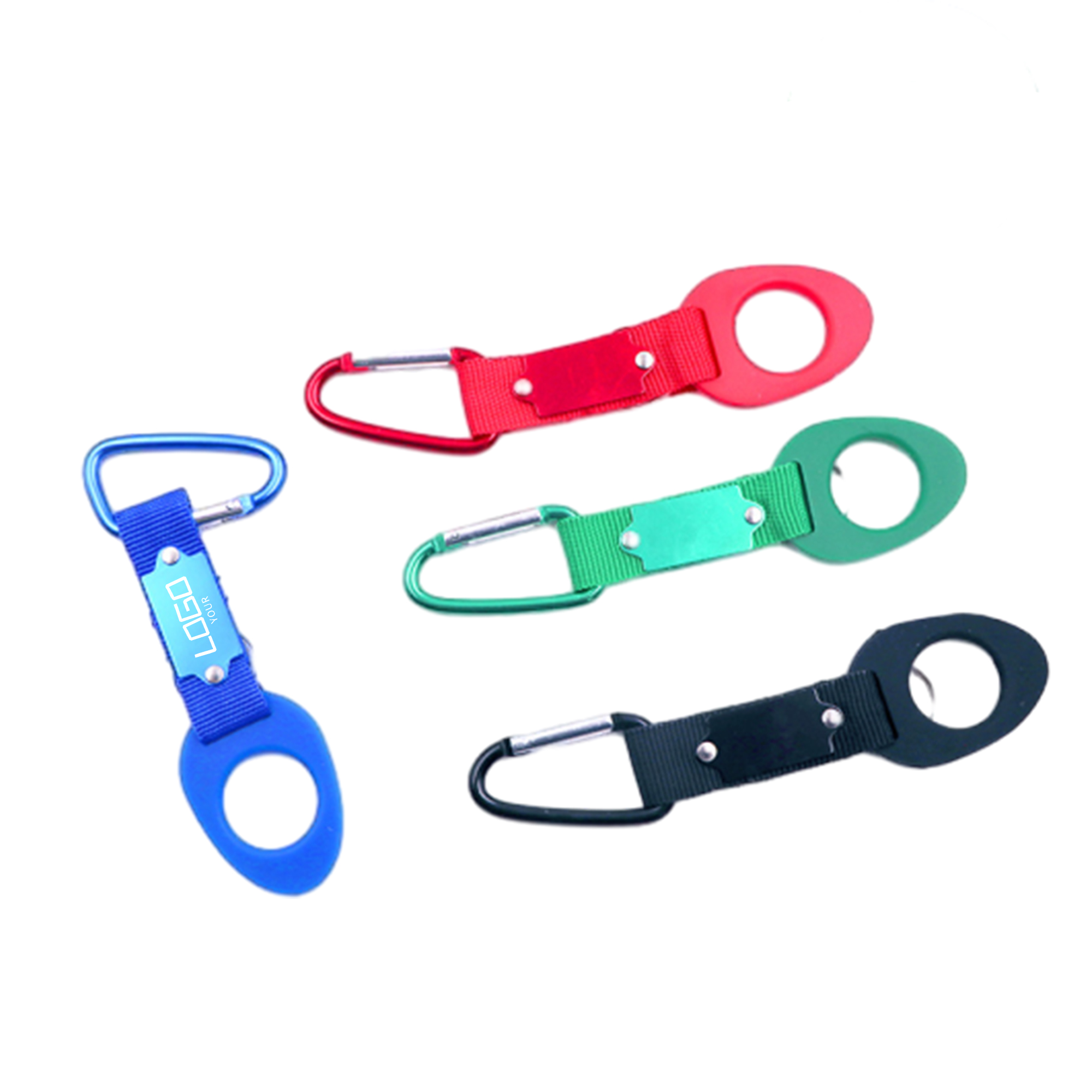 Custom Carabiner with Water Bottle Holders
