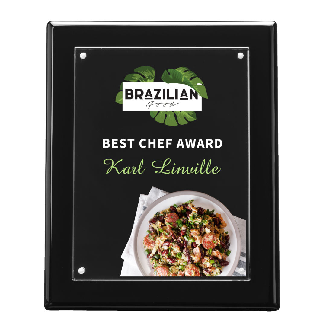 Sedum Plaque VividPrint™ - Black 3