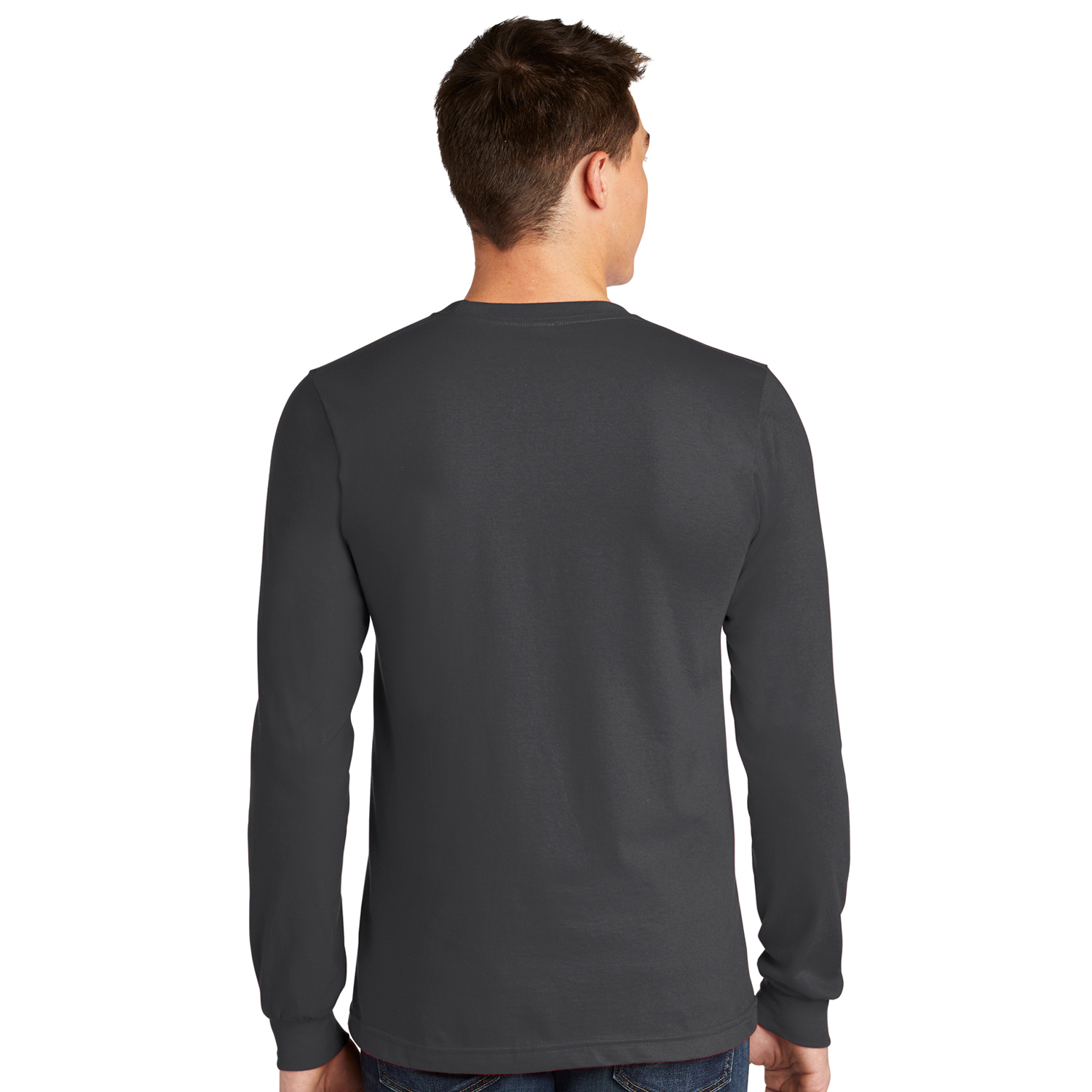 American American Apparel ® Fine Jersey Unisex Long Sleeve T-Shirt 4