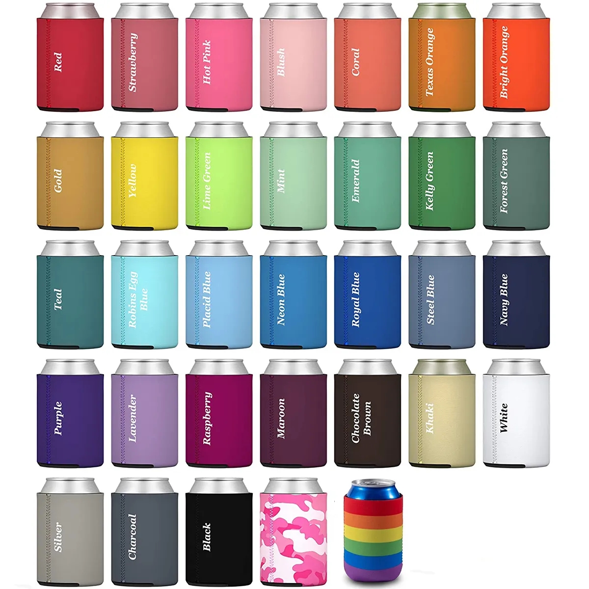 Durable Neoprene Insulators Covers Can Coolers Sleeve 3