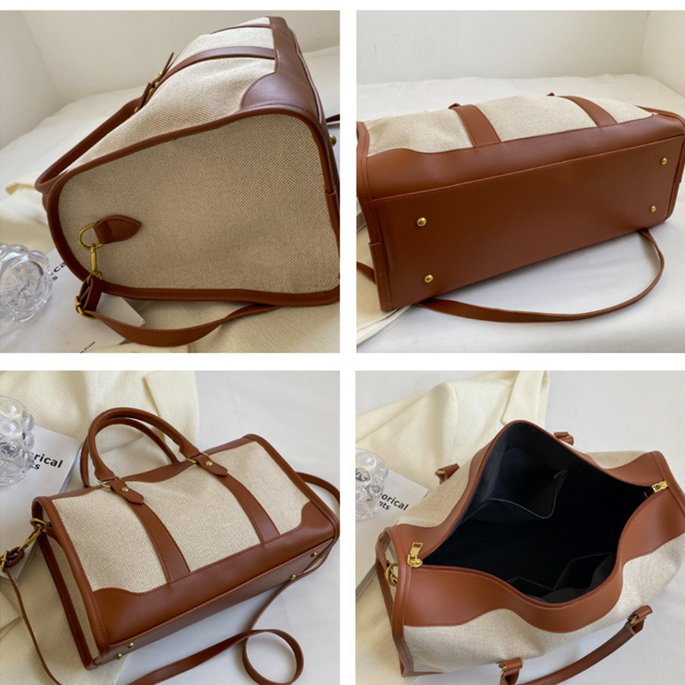 Canvas Foldable Overnight Weekender Duffel Bags 3