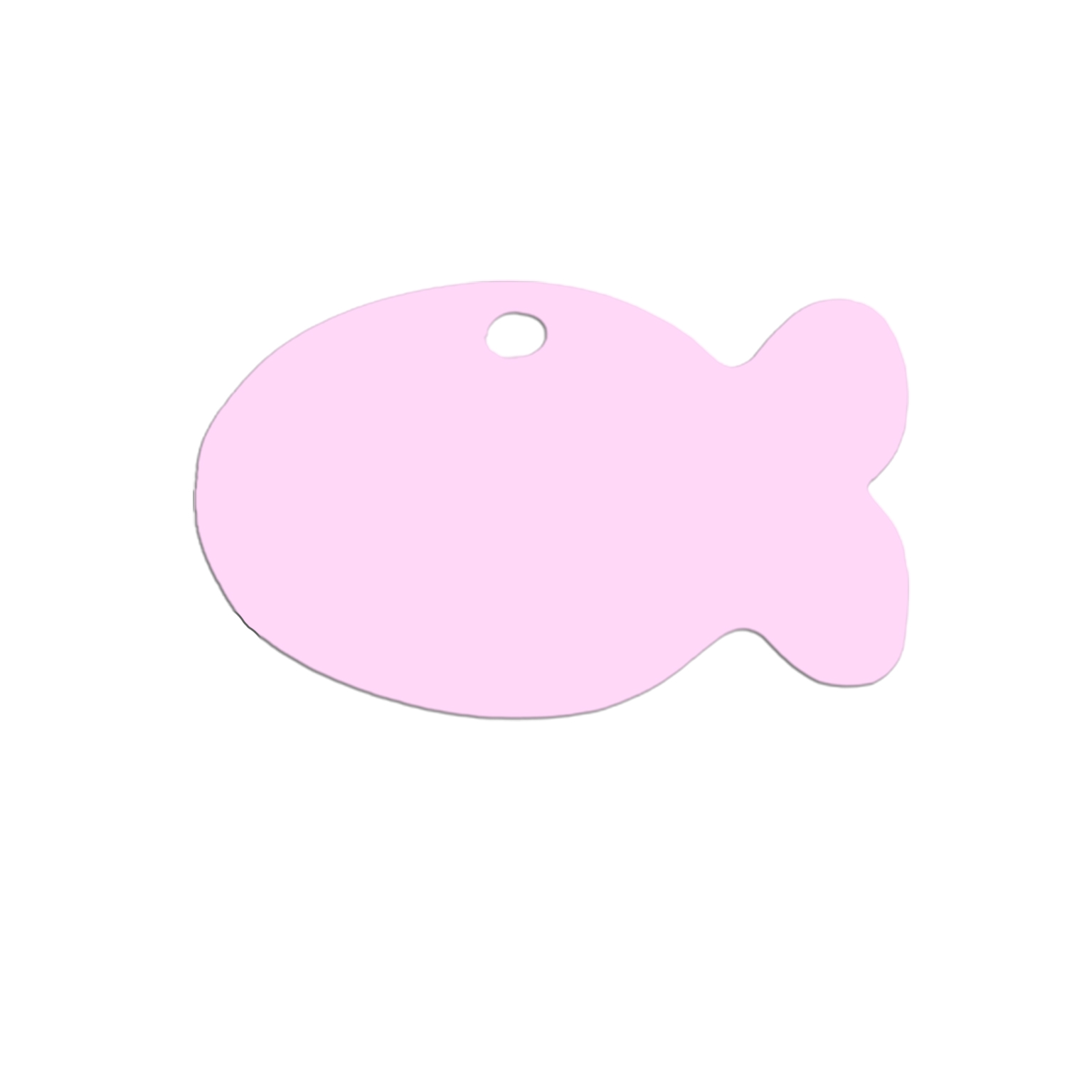 Aluminum Fish Shaped Pet Tag 10