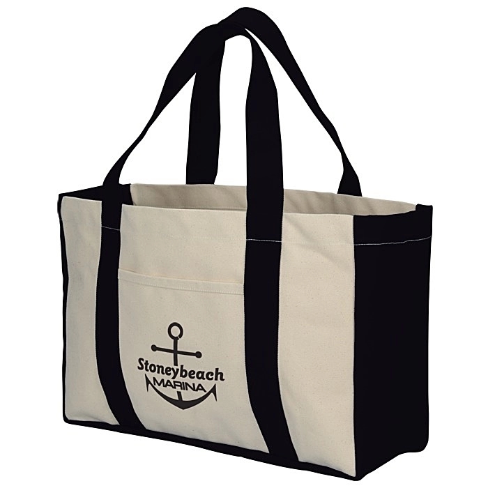 Small 18 oz. Cotton Utility Tote, custom tote bag with logo imprint 2