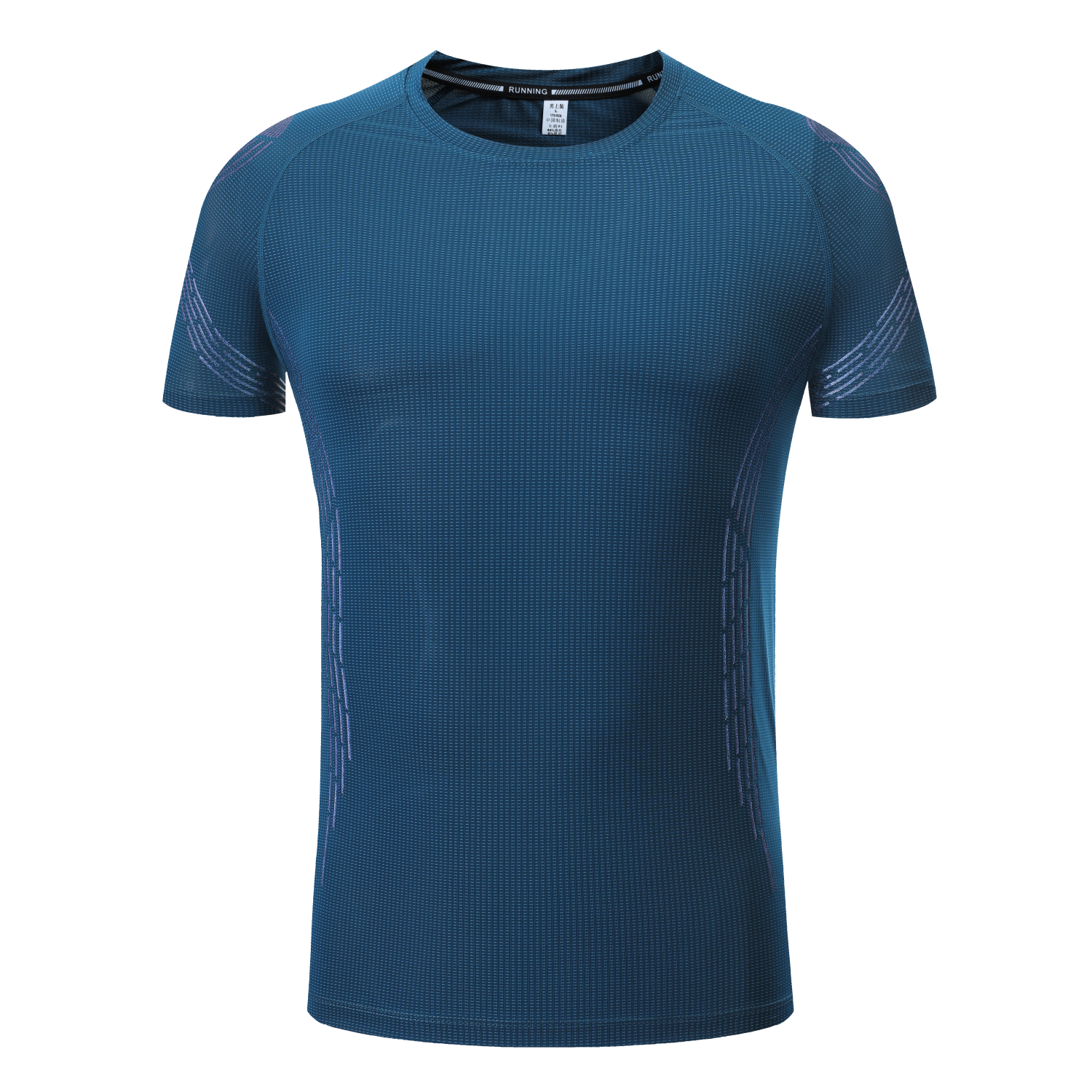 Men's Running Short Sleeve T-Shirt - Stock Style 13 2