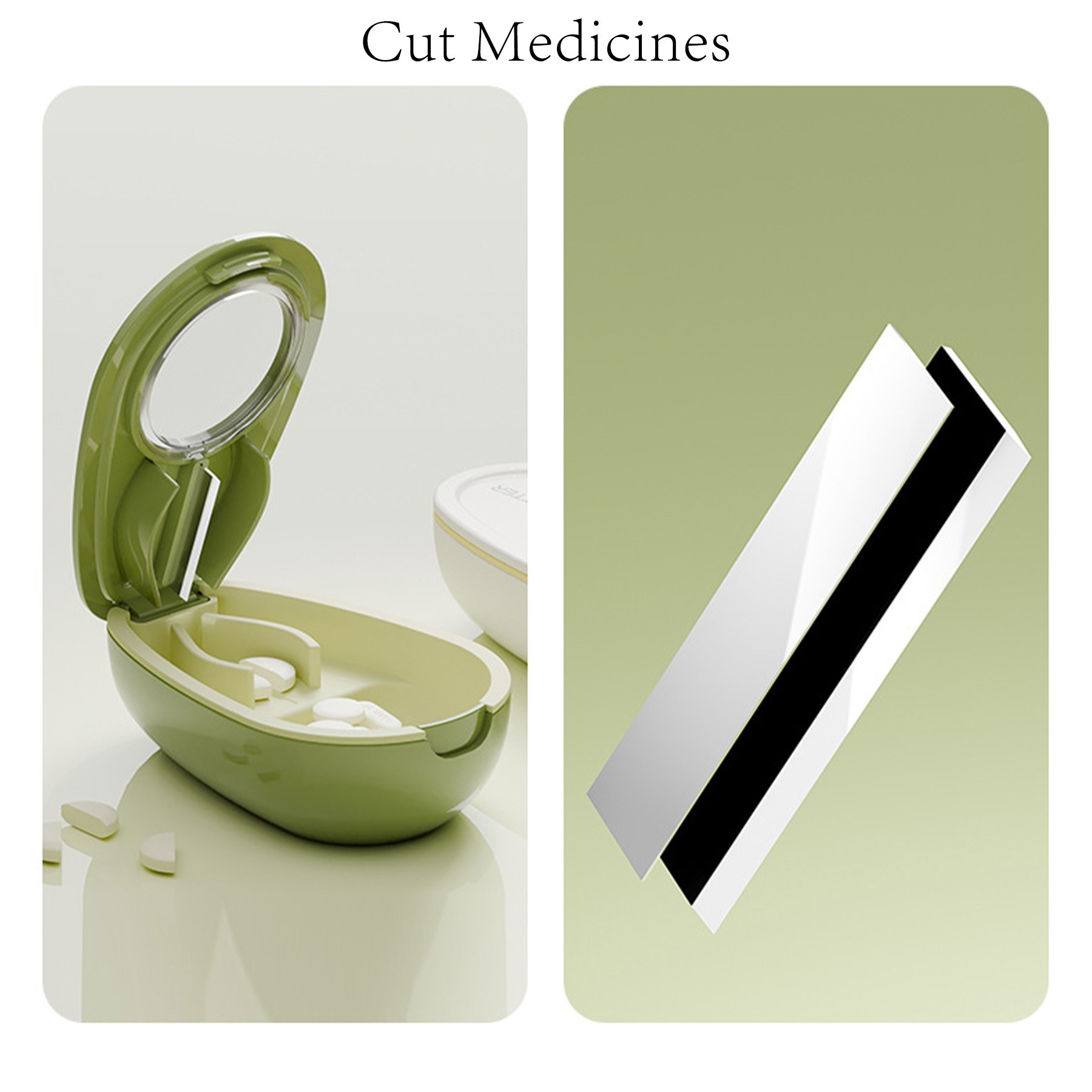 Cut-Pill And Pill-Box Silicone-Lined Combo 2