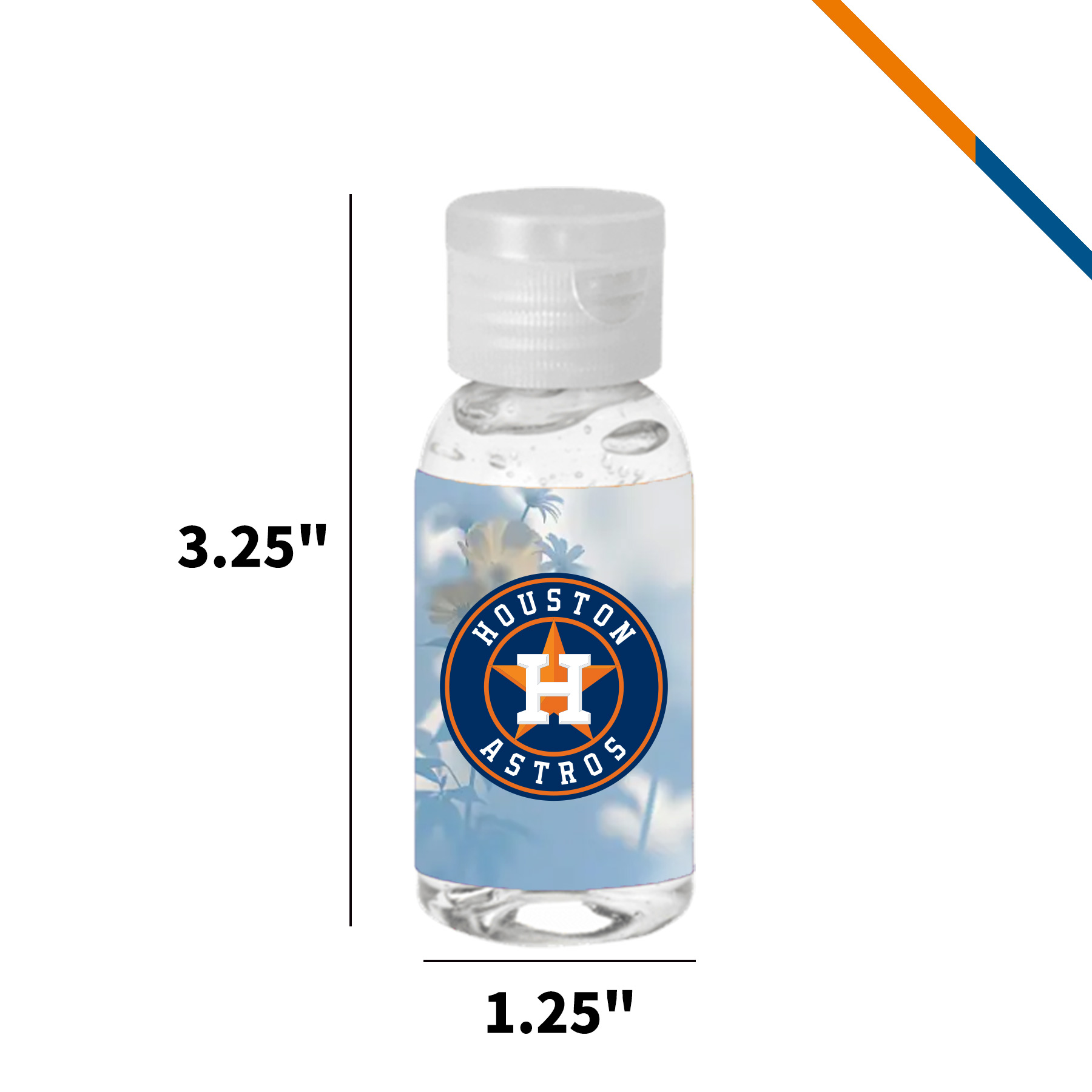 SanGo Clear Sanitizer In Round Bottle - 1 OZ. 7