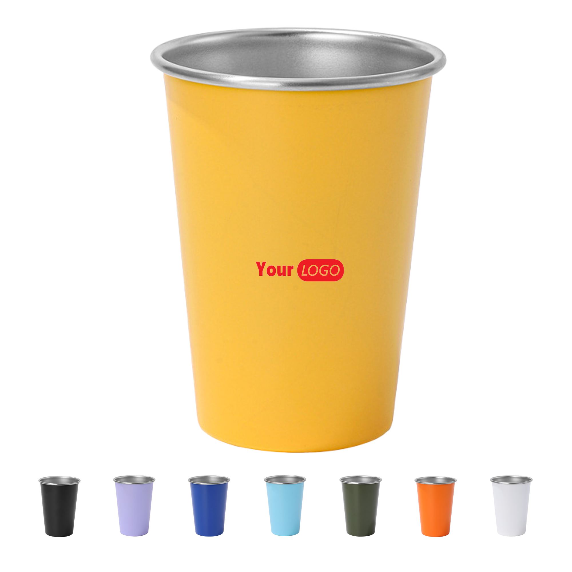 16 Ounce Open Cup in Stainless Steel 1