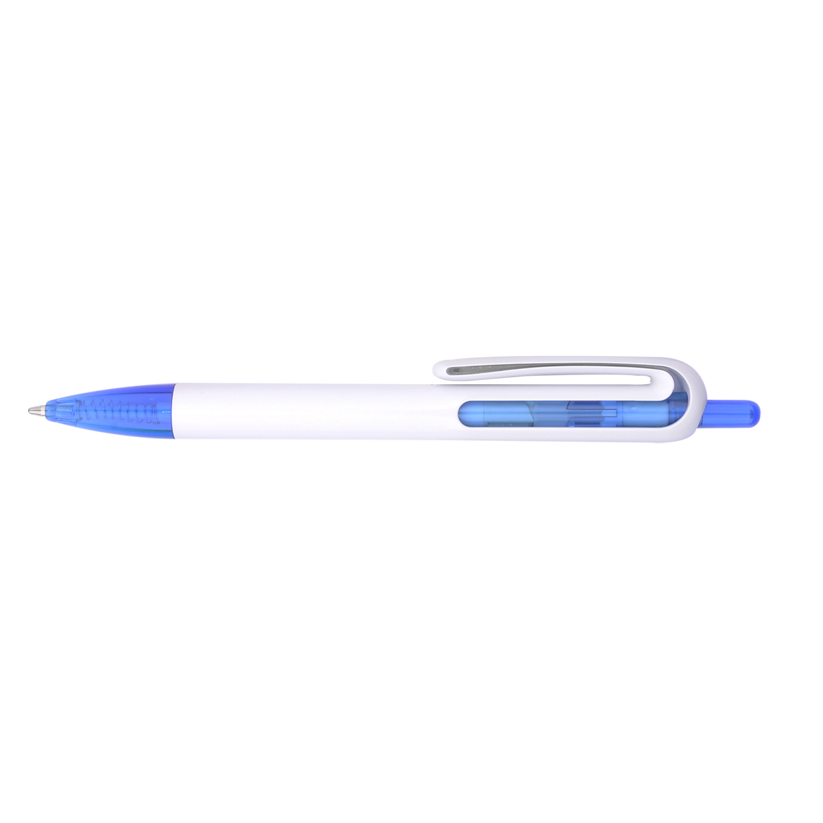 Plastic Ballpoint Pen w/inner tube and color tip 3