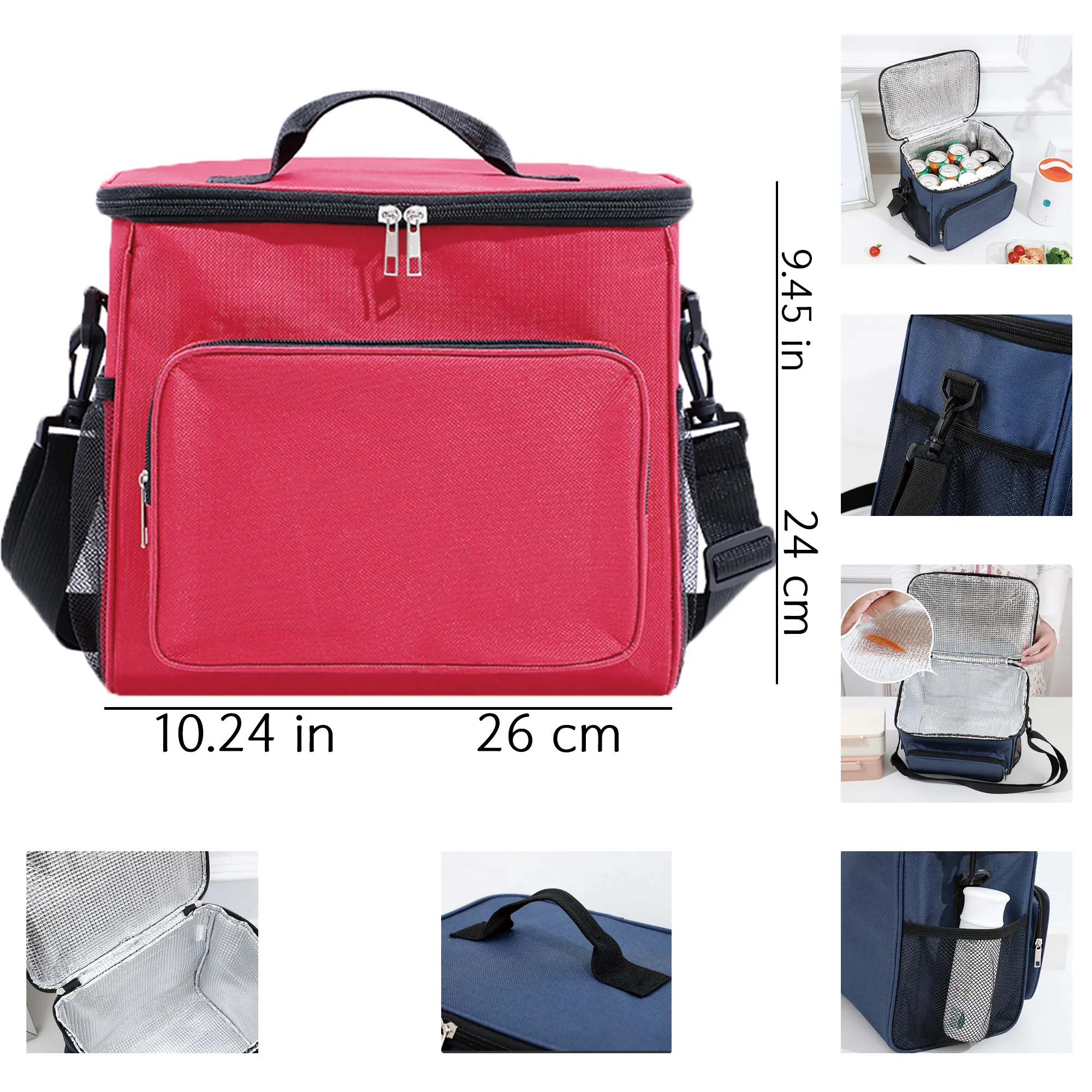 Insulated Lunch Box Soft Cooler Tote 5