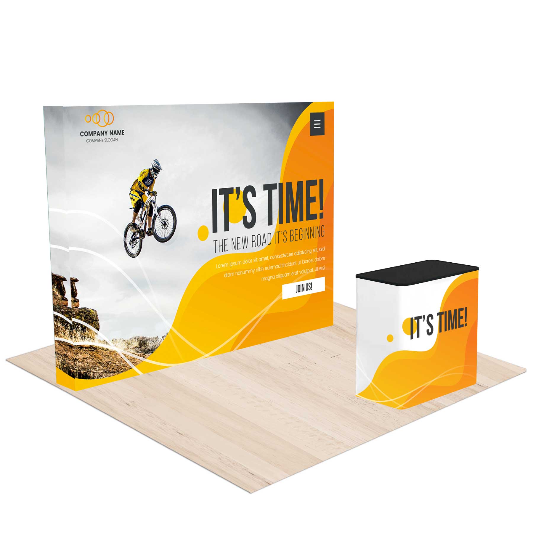 10FT Pop Up Trade Show Display Kit 2