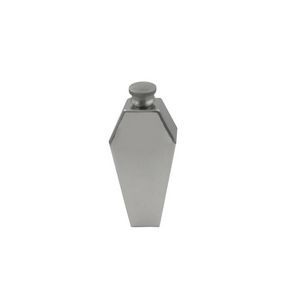 6oz Round Pentagon Stainless Steel Flask With Tightly Sealed Cap, custom water bottle with logo imprint 4