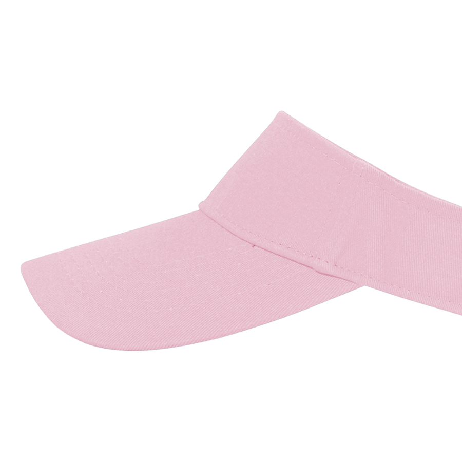 Stock Solid Color Cotton Visor 14