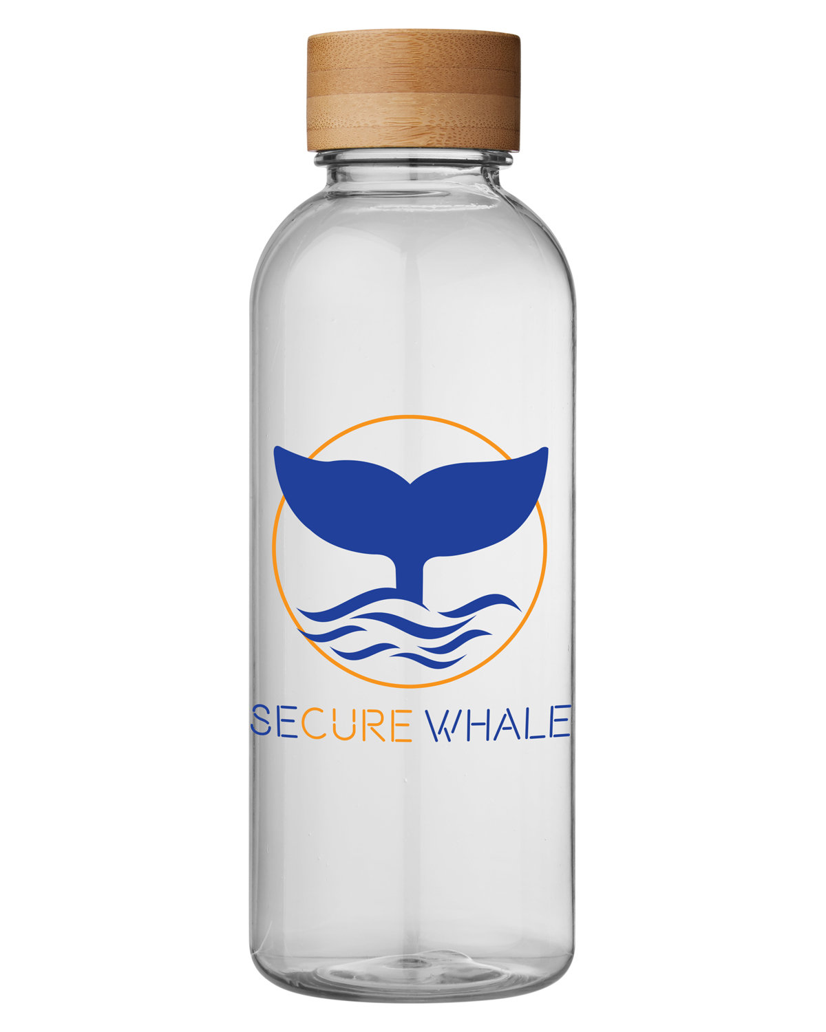 22 oz Hydration Bottle With Bamboo Lid, custom water bottle with logo imprint 4