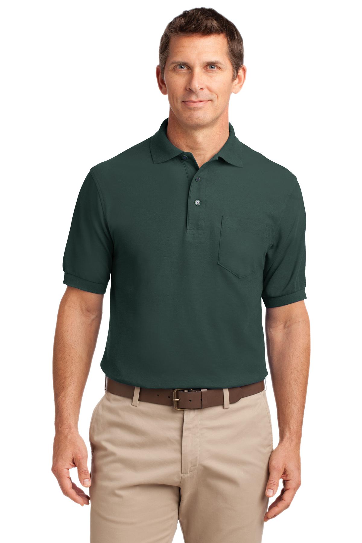 Port Authority Tall Silk Touch Polo with Pocket. TLK500P 4