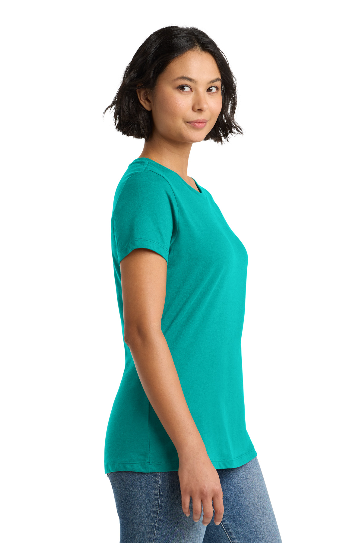 District Women's Perfect Weight Tee. DM104L 100
