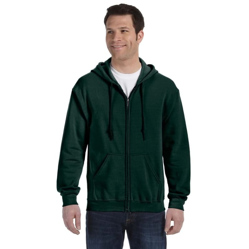 Custom Embroidered Unisex Full Zip Hoodies 2