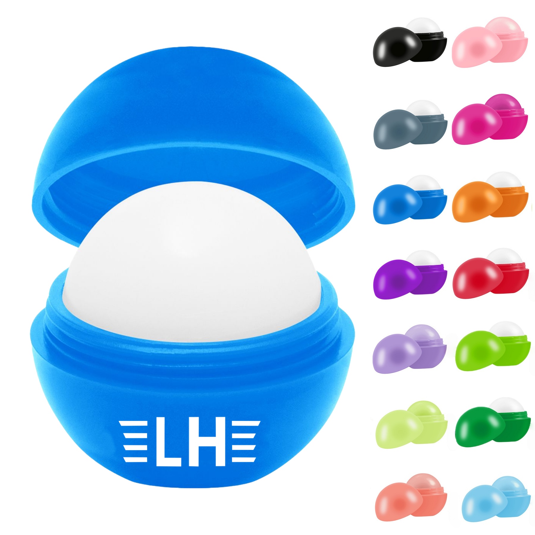 Promotional Mini Round Ball Shaped Lip Balm 3