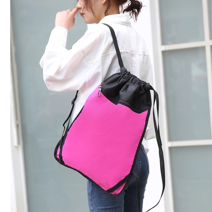 Custom Drawstring Backpack & Sport Storage Oxford Fabric Bag 16