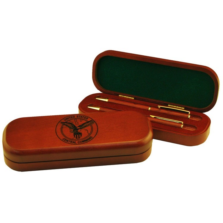 Deluxe Wood Pen & Pencil Boxed Set, 7 x 2 1/2 x 1 1/4" 6