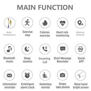 Sports Fitness Watch With Smart Tracker 9