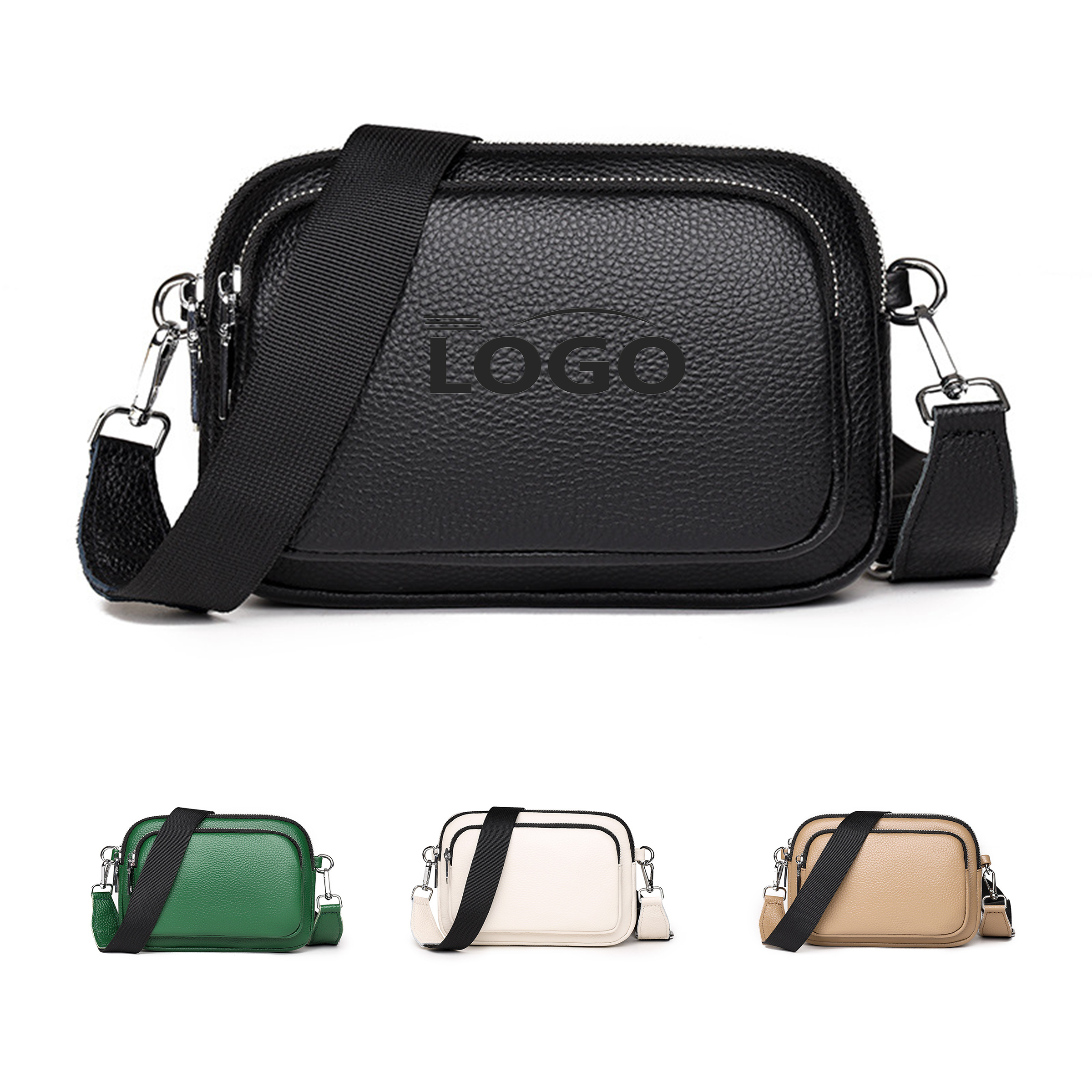 Compact Leather Crossbody Bag ?C Chic & Elegant 3