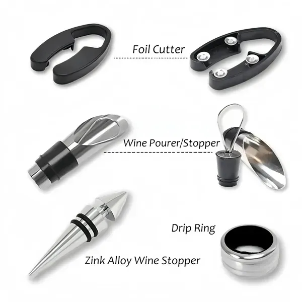 High-Quality Wine Opener Kit - Elegant Corkscrew Set 5