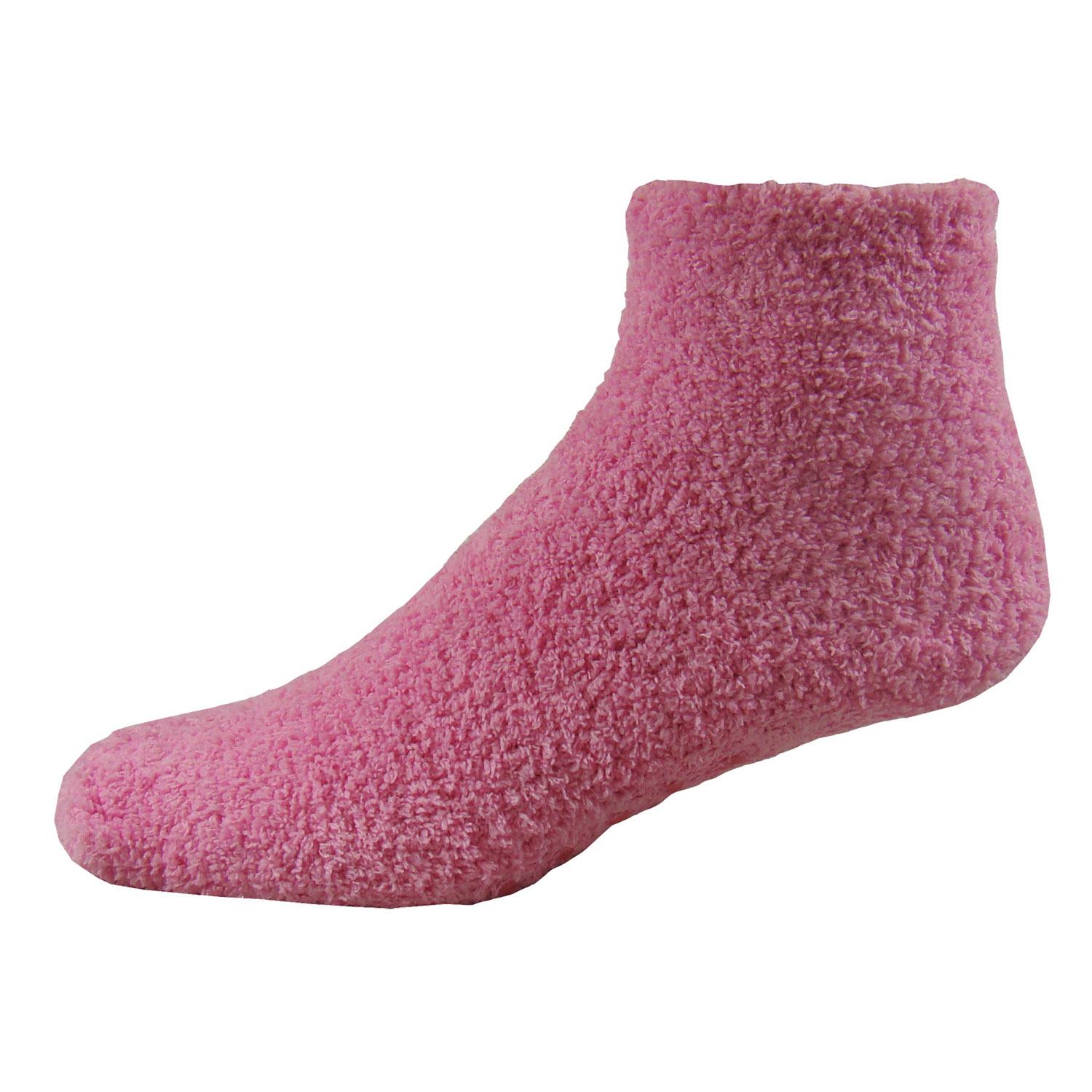 Fuzzy Feet Slipper Socks with Oversized DTF 18