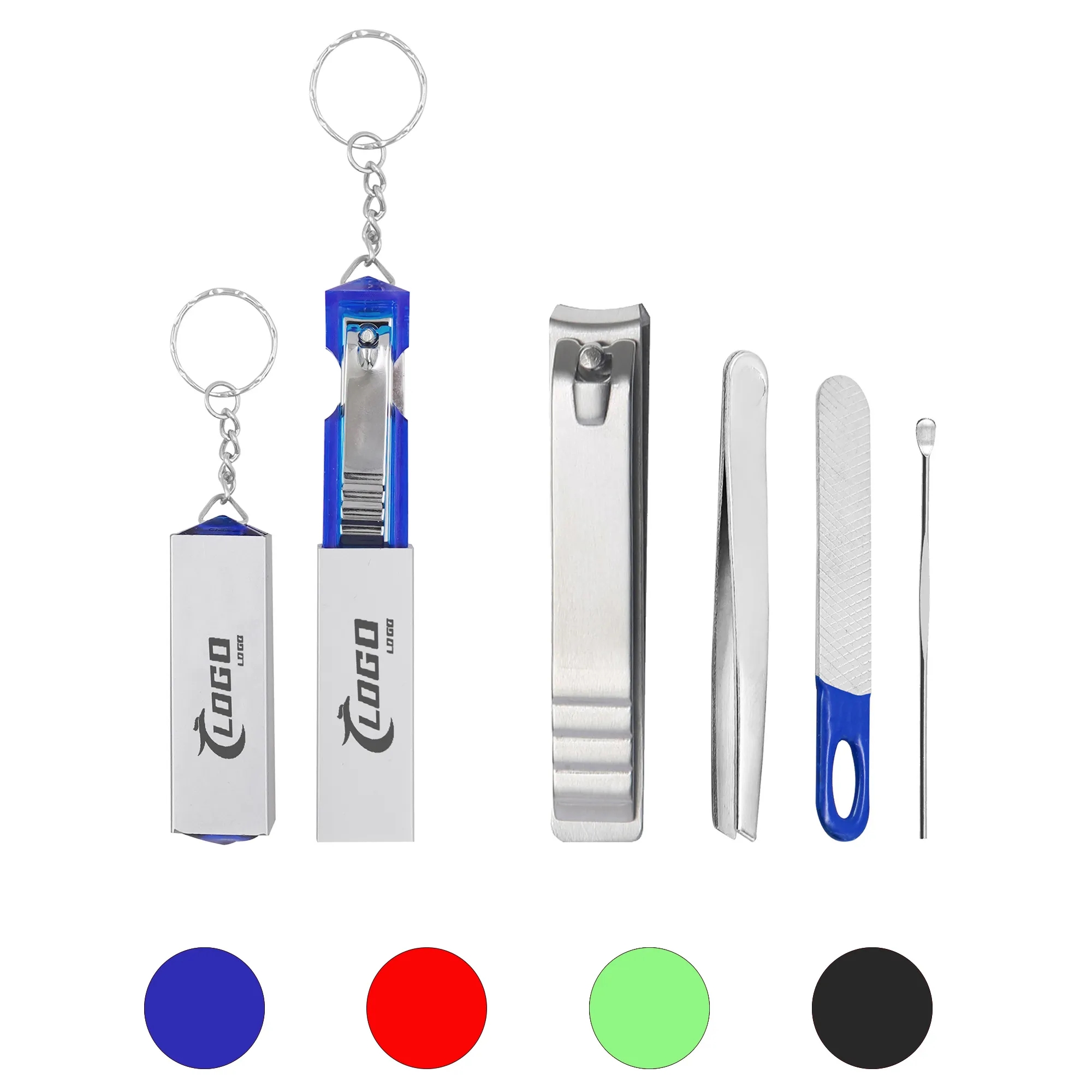 Portable Manicure Set Keychain MOQ 20pcs 4