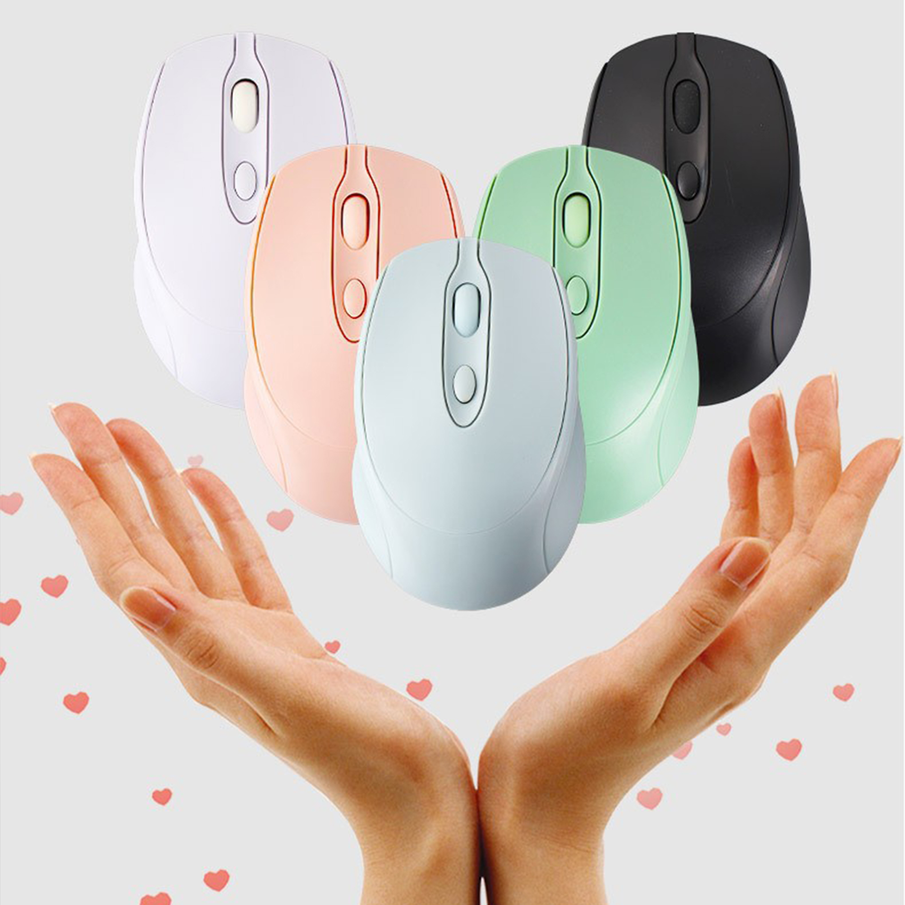 Plastic Silent Office Mouse 4