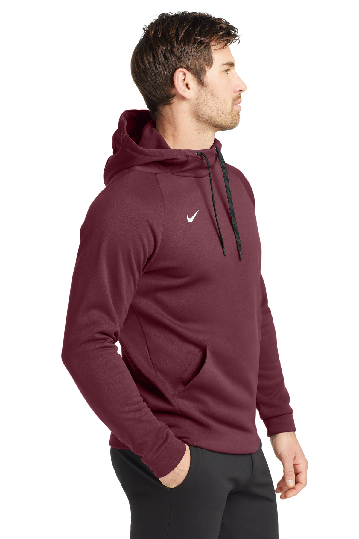 Nike Therma-FIT Pullover Fleece Hoodie CN9473, custom hoodie or sweatshirt with logo imprint 47
