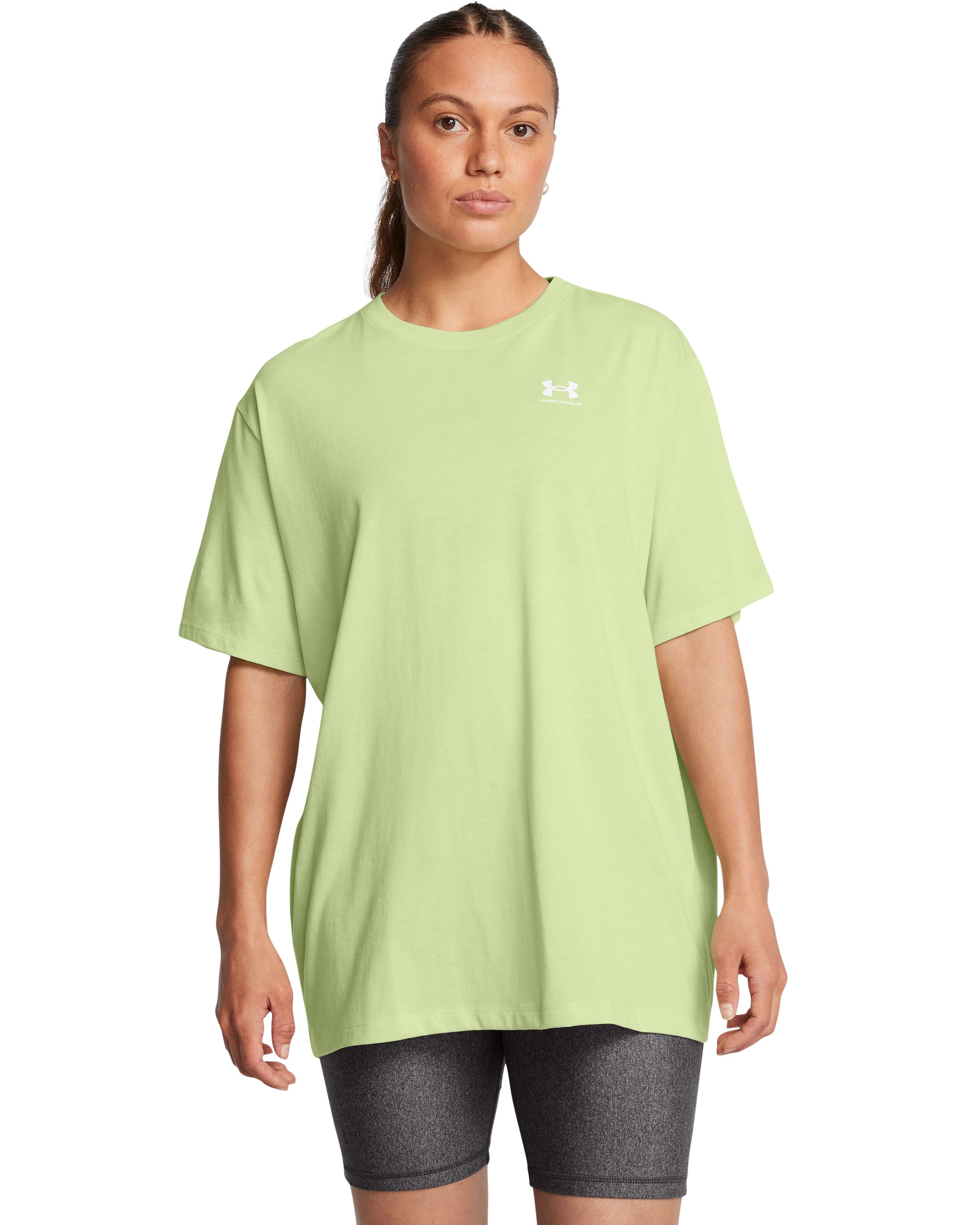 UA BF Logo Women's Oversized Short Sleeve 6