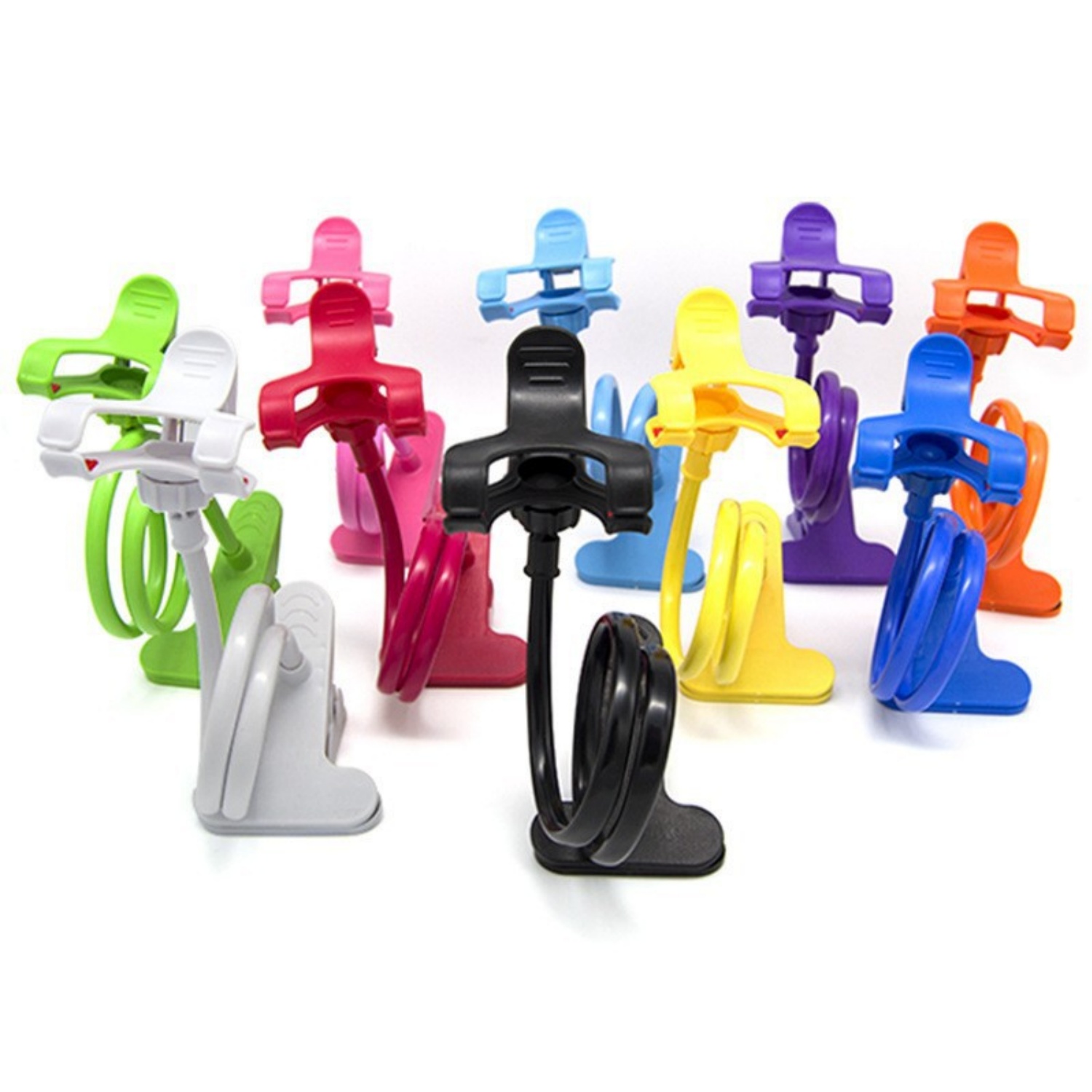 Flexible Gooseneck Phone Holder Clip Mount 5