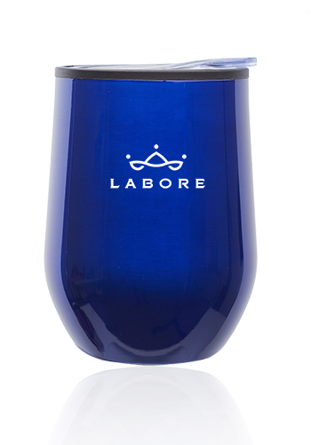 12 oz. Shelby Stemless Wine Glasses with Lid 24