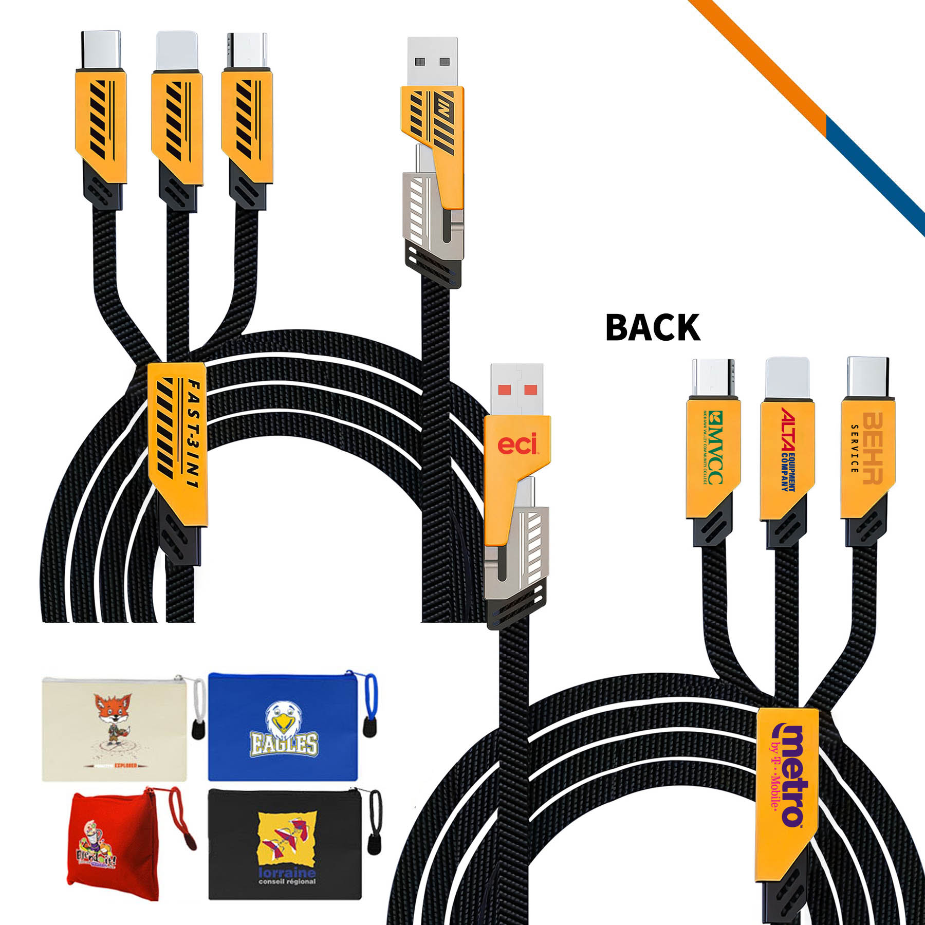 Jessie 5in1 Fast Charging Cable 1