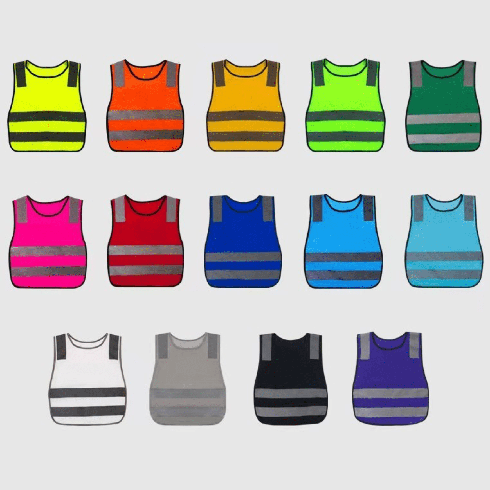 MOQ 10 Youth Safety Vests 2