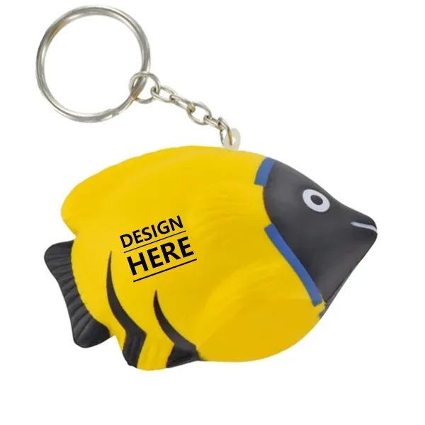 Tropical Fish Stress Ball Key Chains 1
