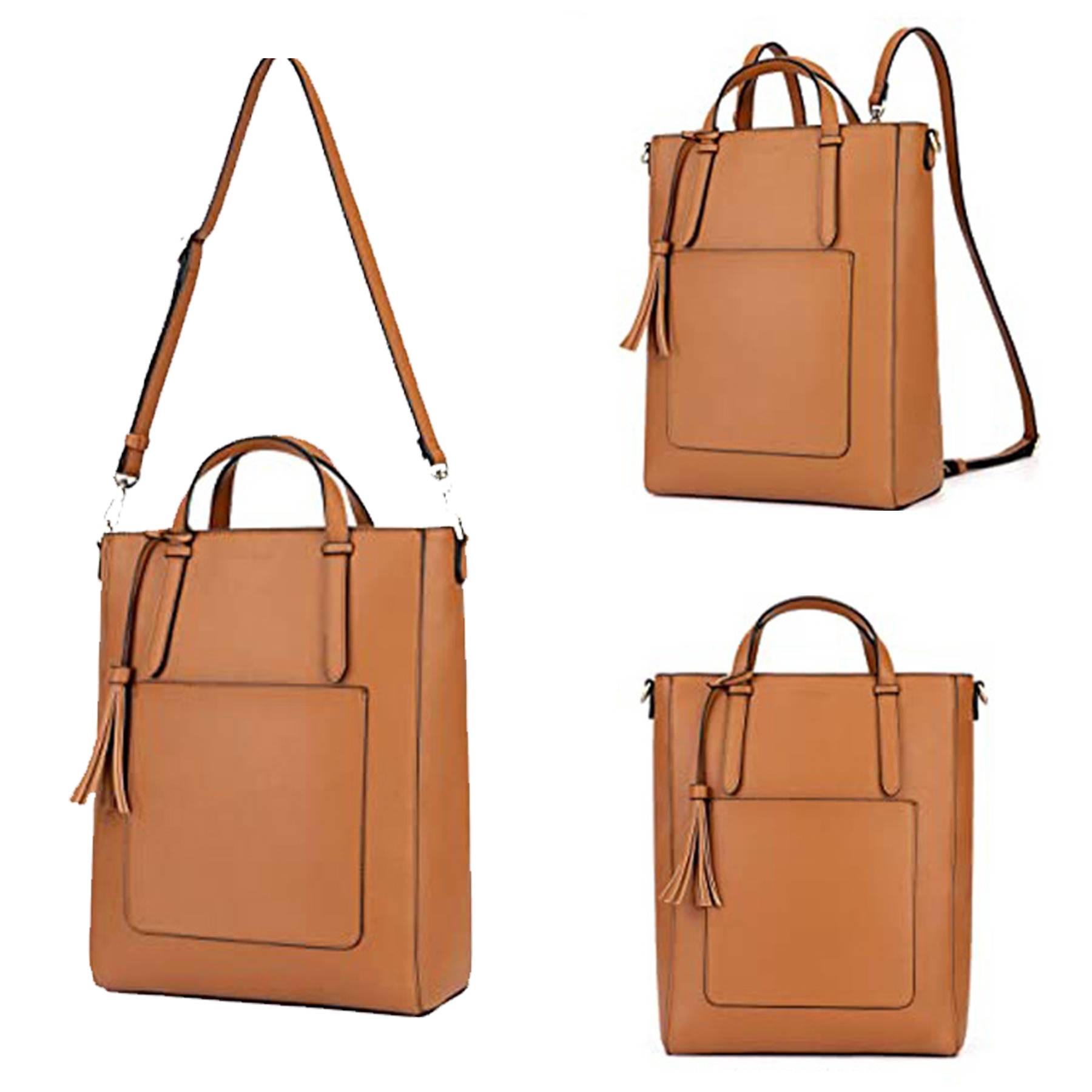 PU Convertible Multifuction Tote Bag 3