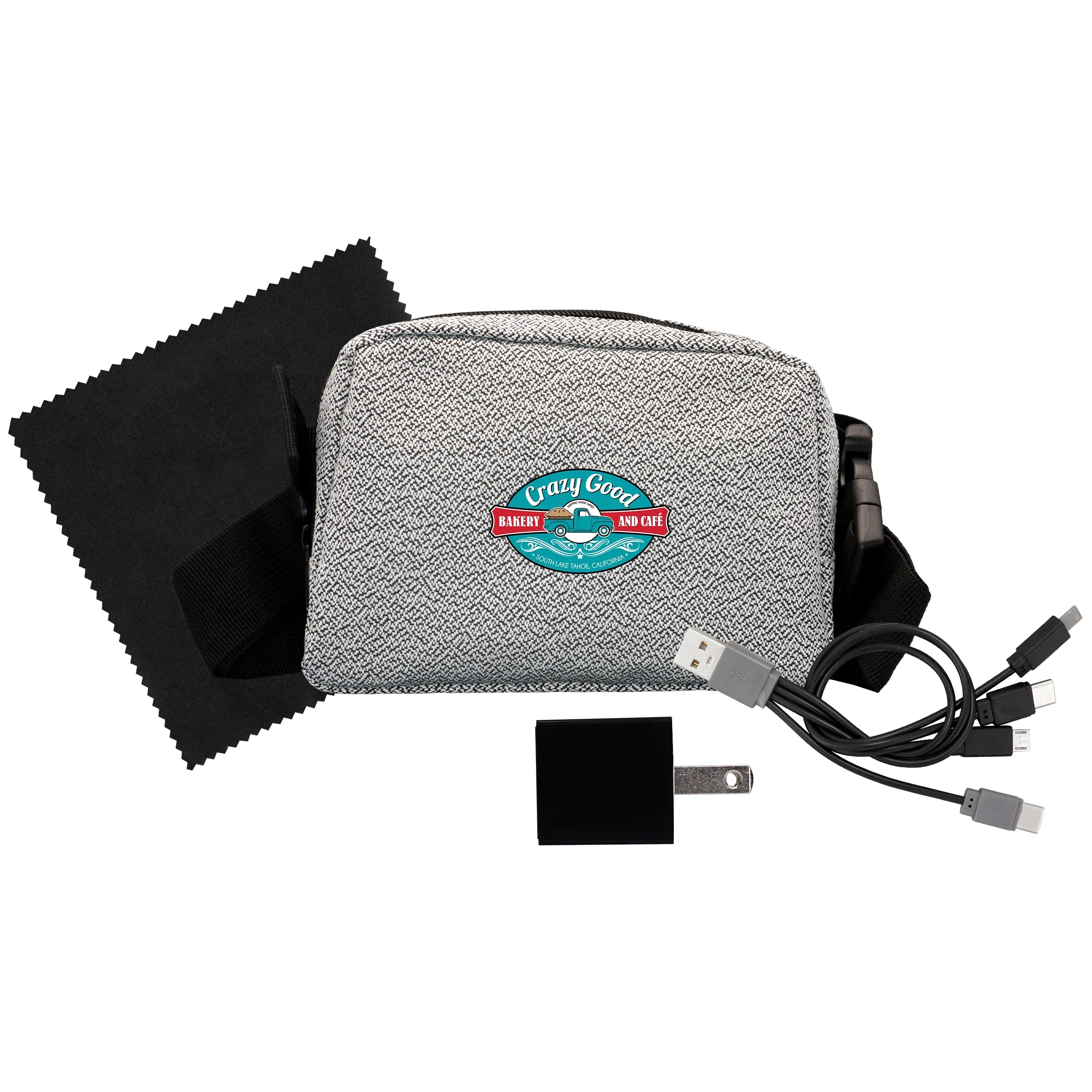 Speck Wall, Cable and Cloth Fanny Pack Set 5