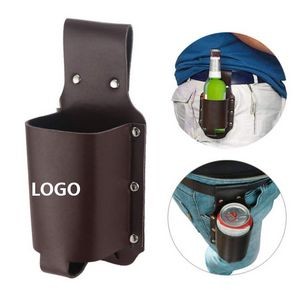 Leather Beer Holster Bottle Holders 2